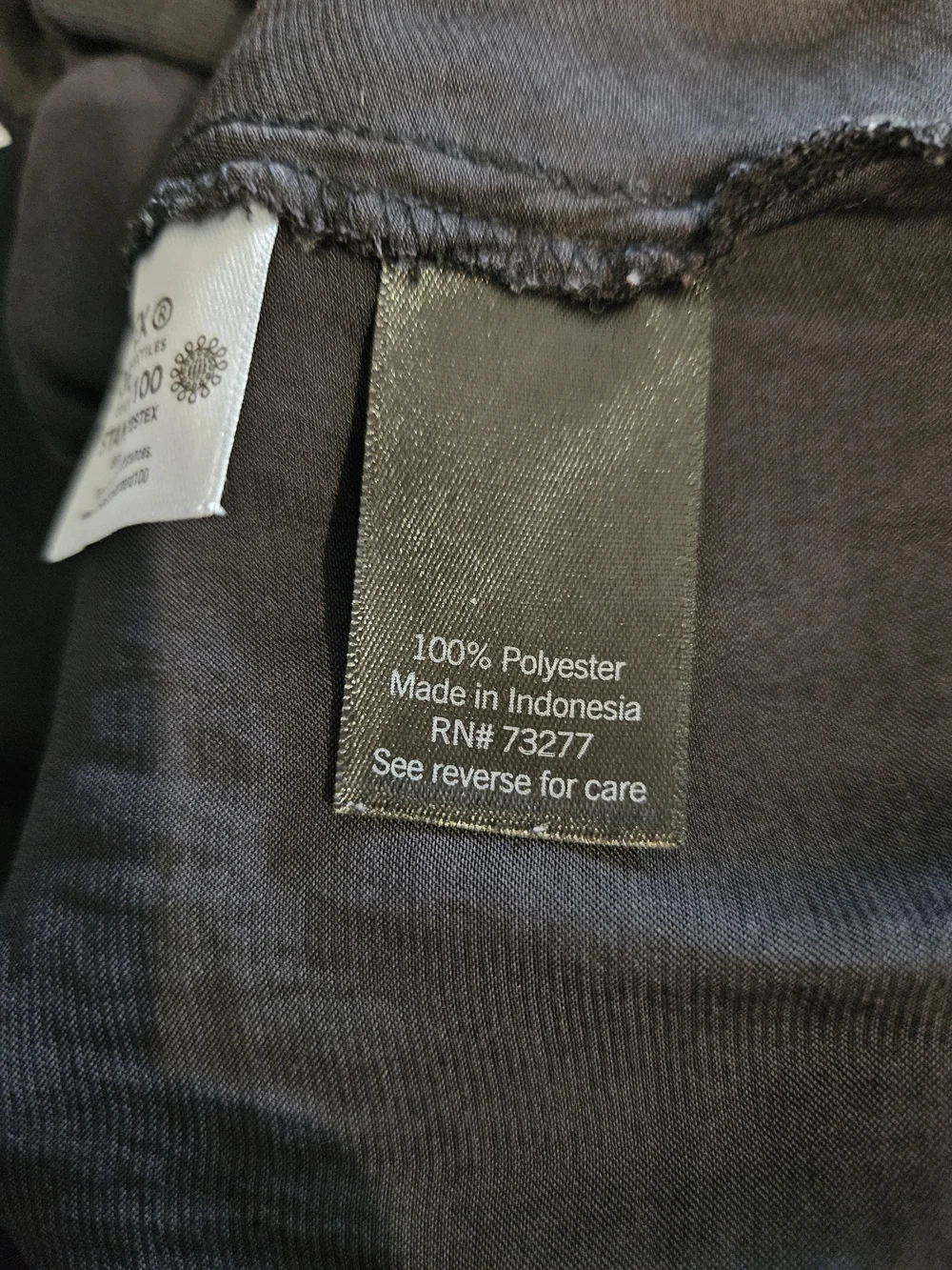 Simply Vera by Vera Wang Black Tie-Front Button Down Shirt - Picture 6 of 7